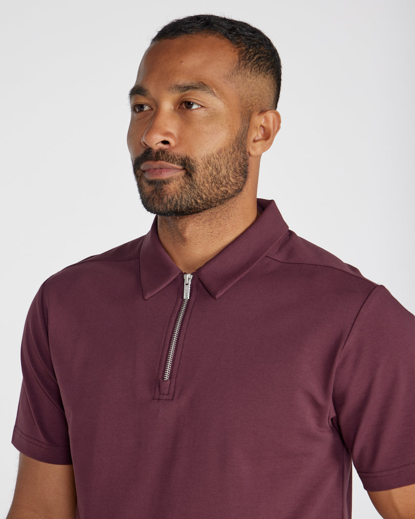 LUX Zip Polo