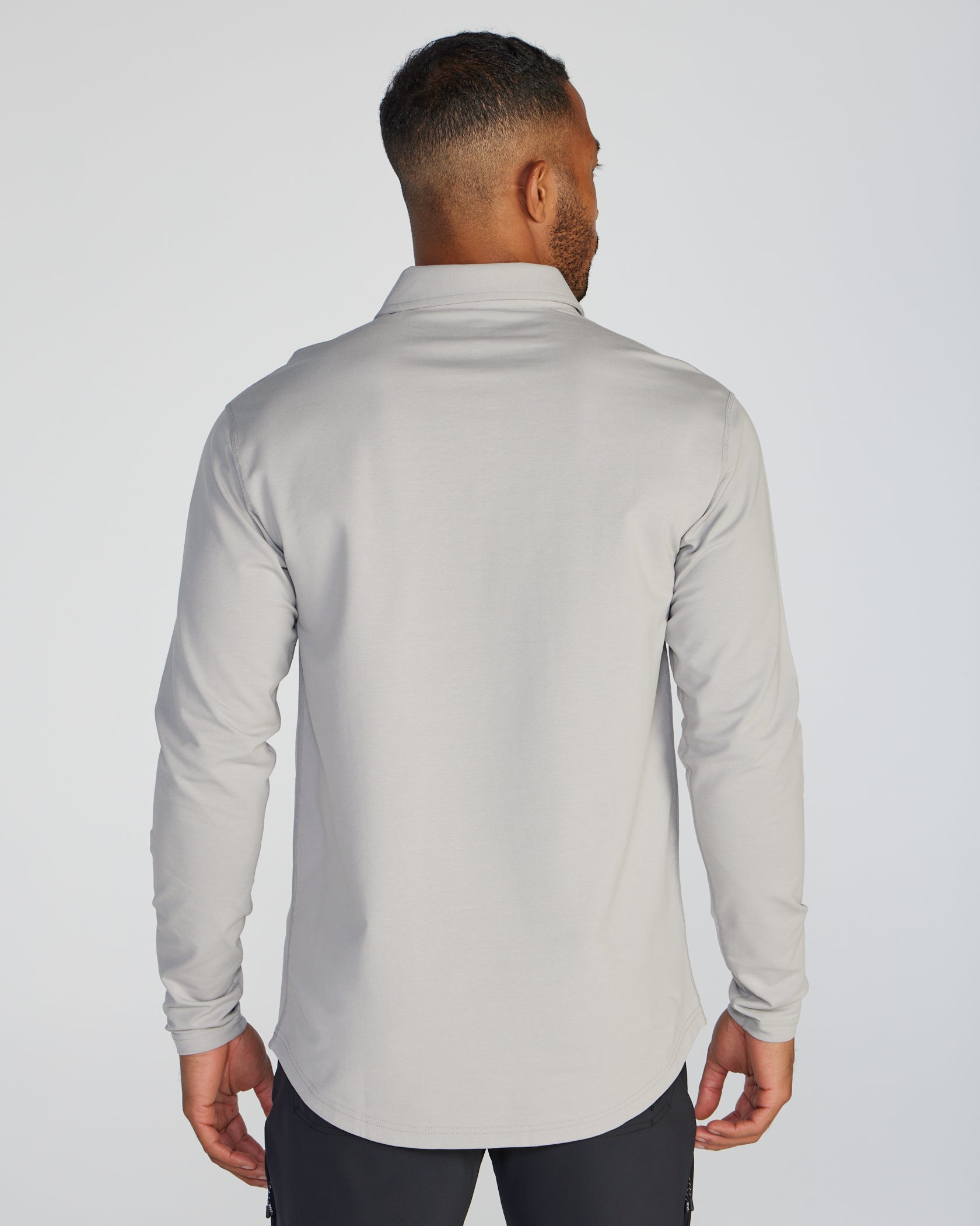 Drop-Cut Long Sleeve: LUX Polo