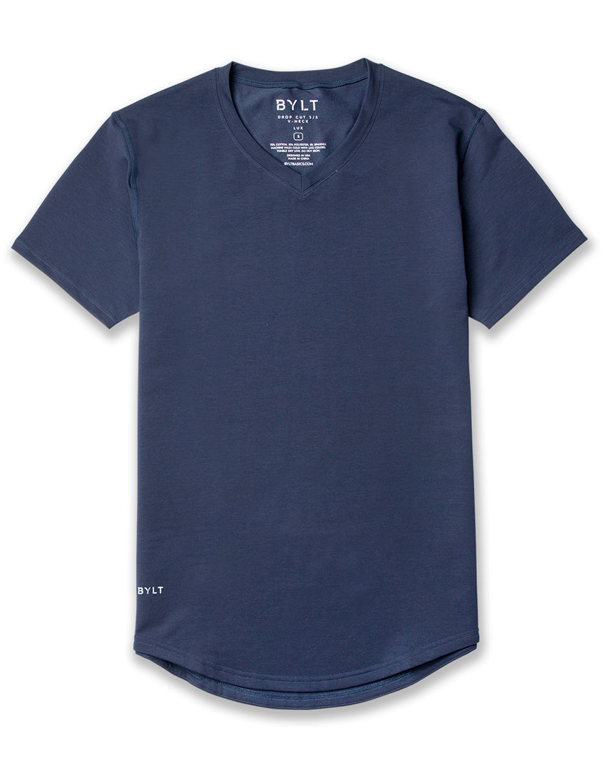 Drop-Cut V-Neck: LUX