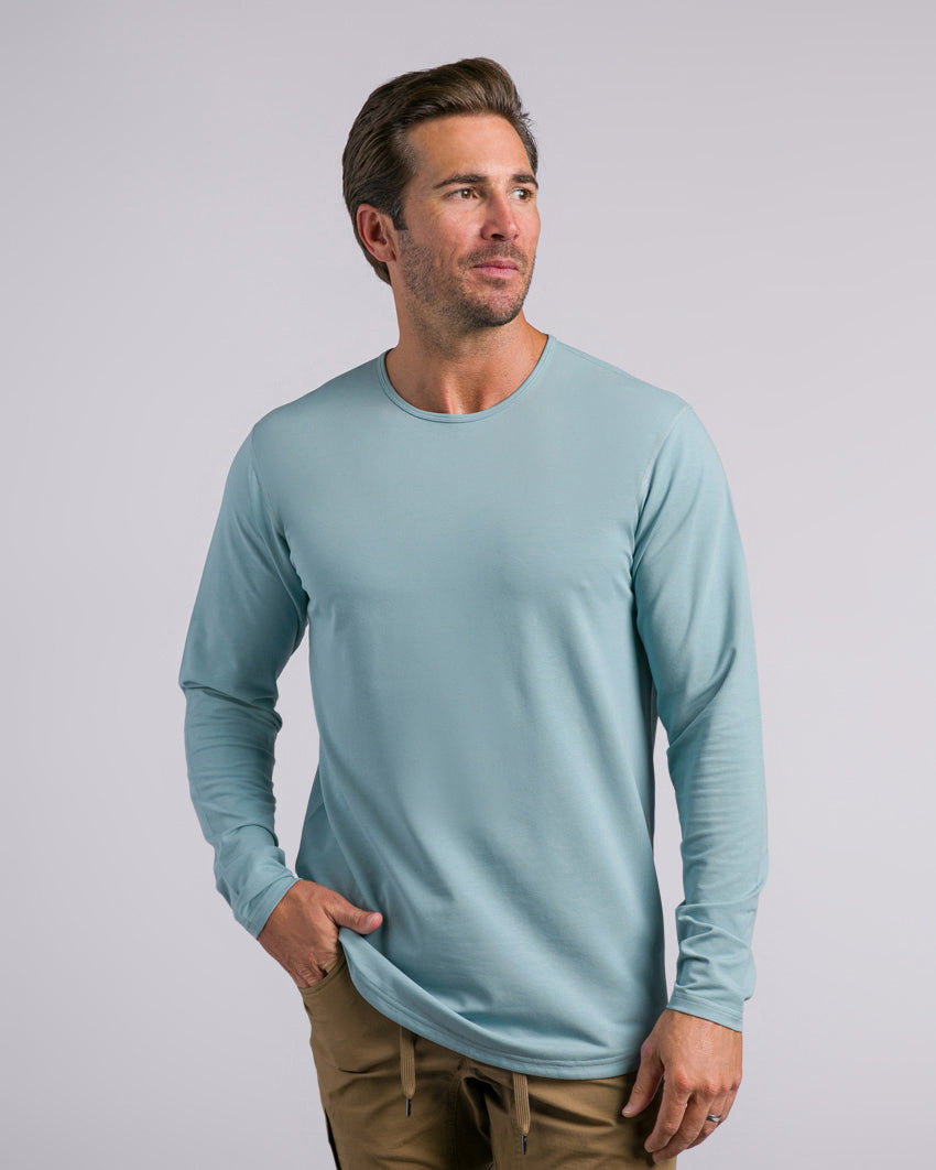 Drop-Cut Long Sleeve: BYLT Signature