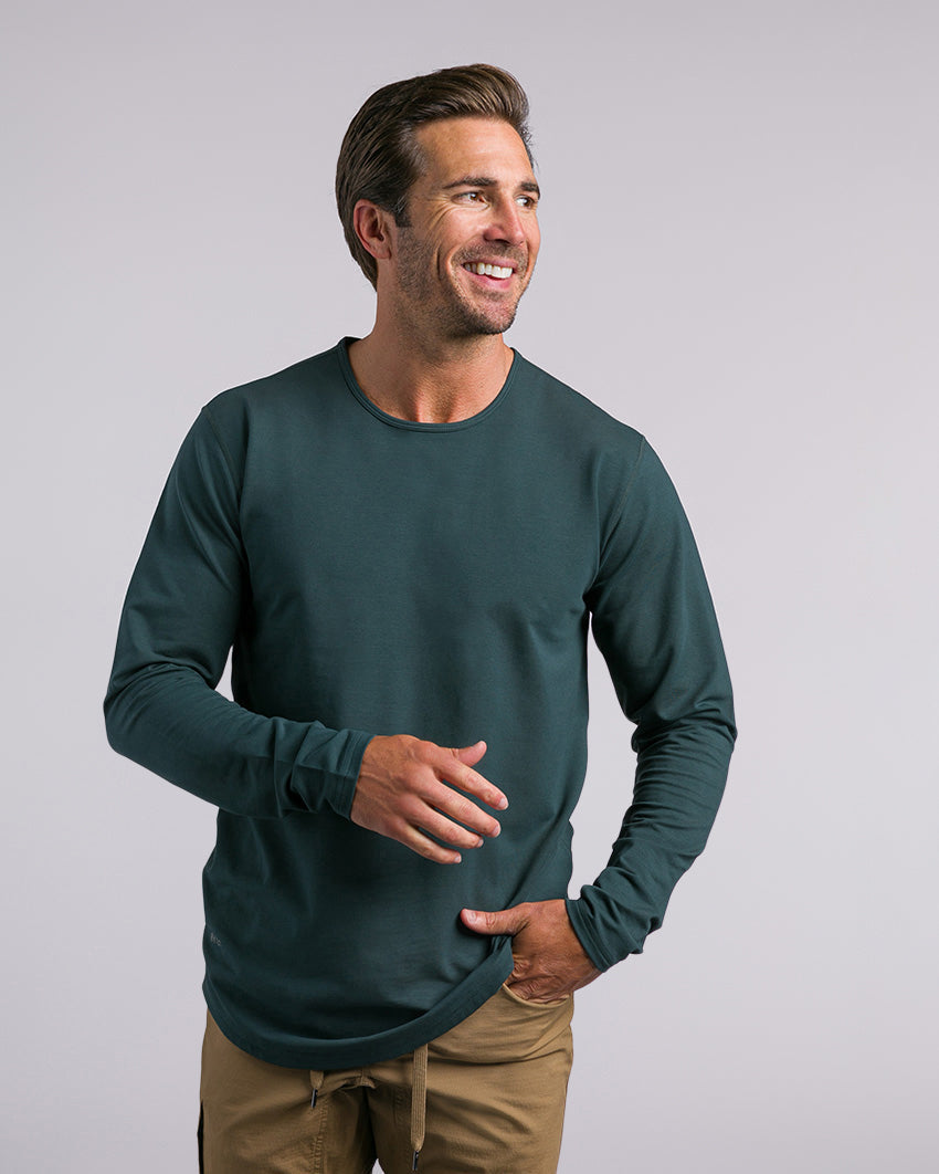 Drop-Cut Long Sleeve: BYLT Signature