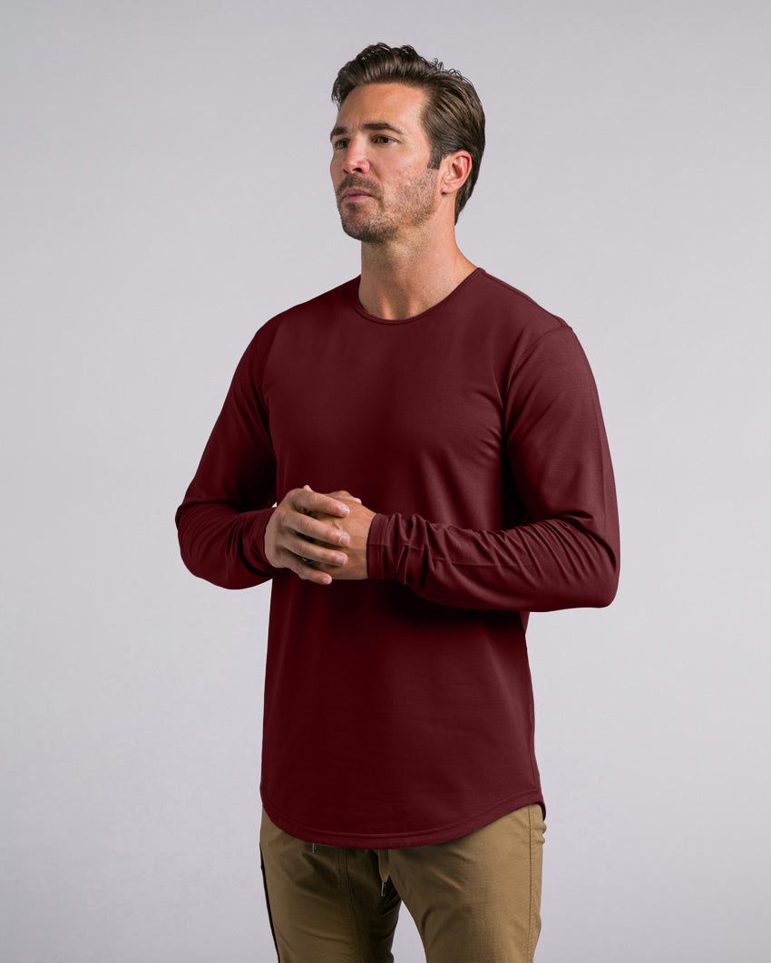 Drop-Cut Long Sleeve: BYLT Signature