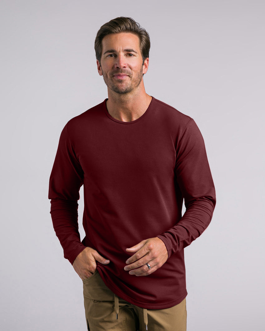 Drop-Cut Long Sleeve: BYLT Signature