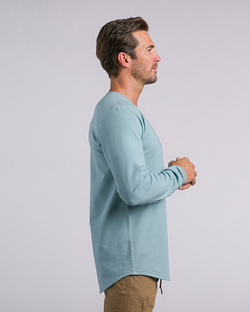 Drop-Cut Long Sleeve: BYLT Signature