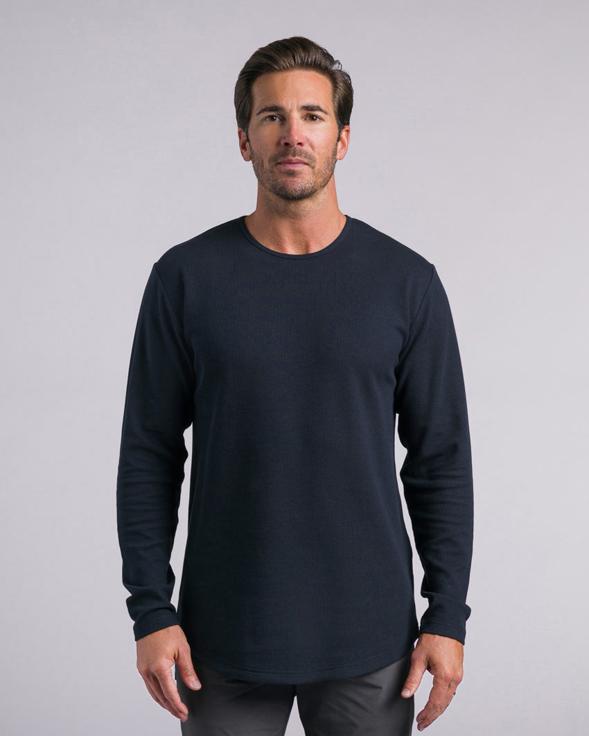Thermal Drop-Cut Long Sleeve