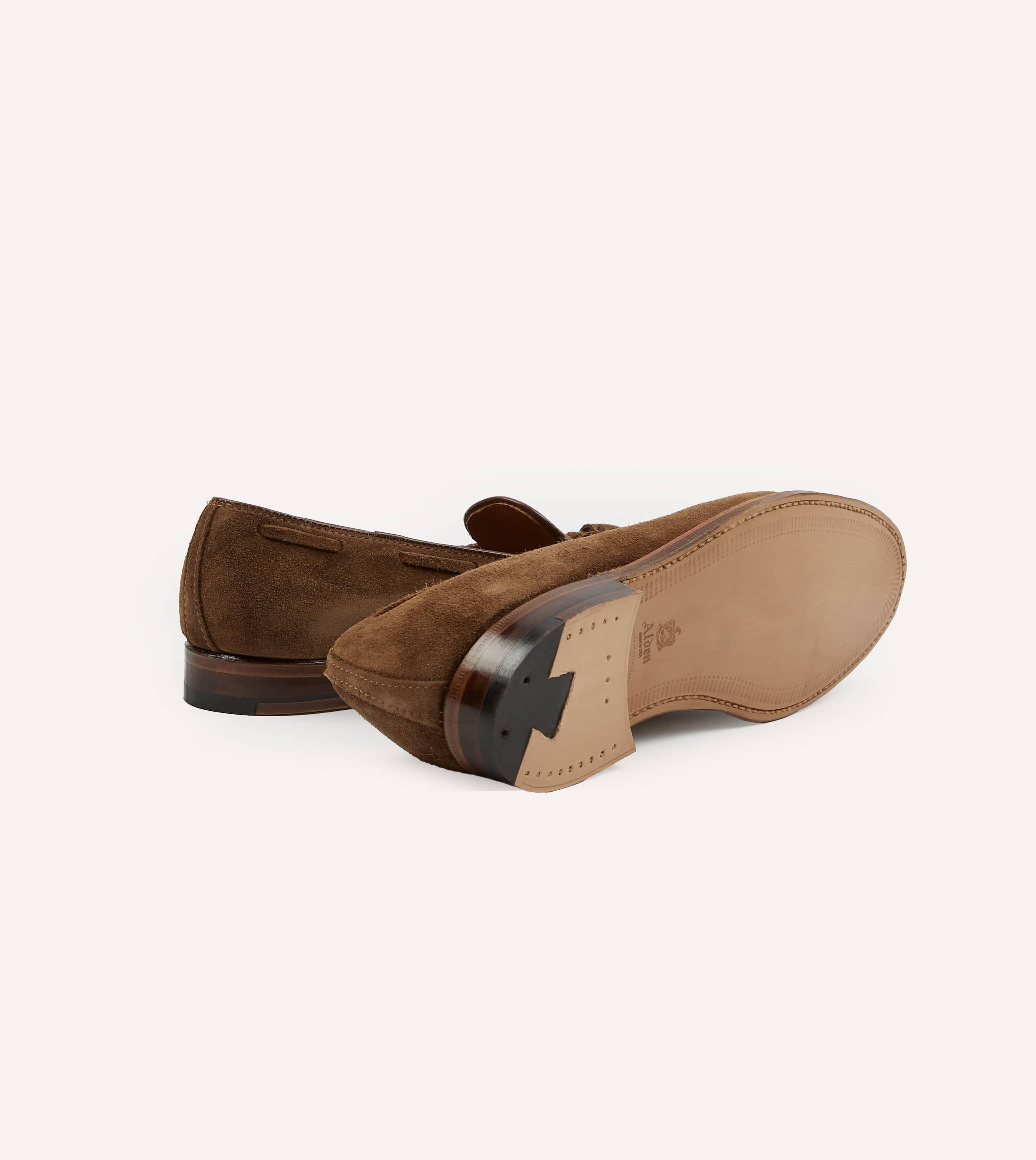 Alden Snuff Suede Tassel Loafer