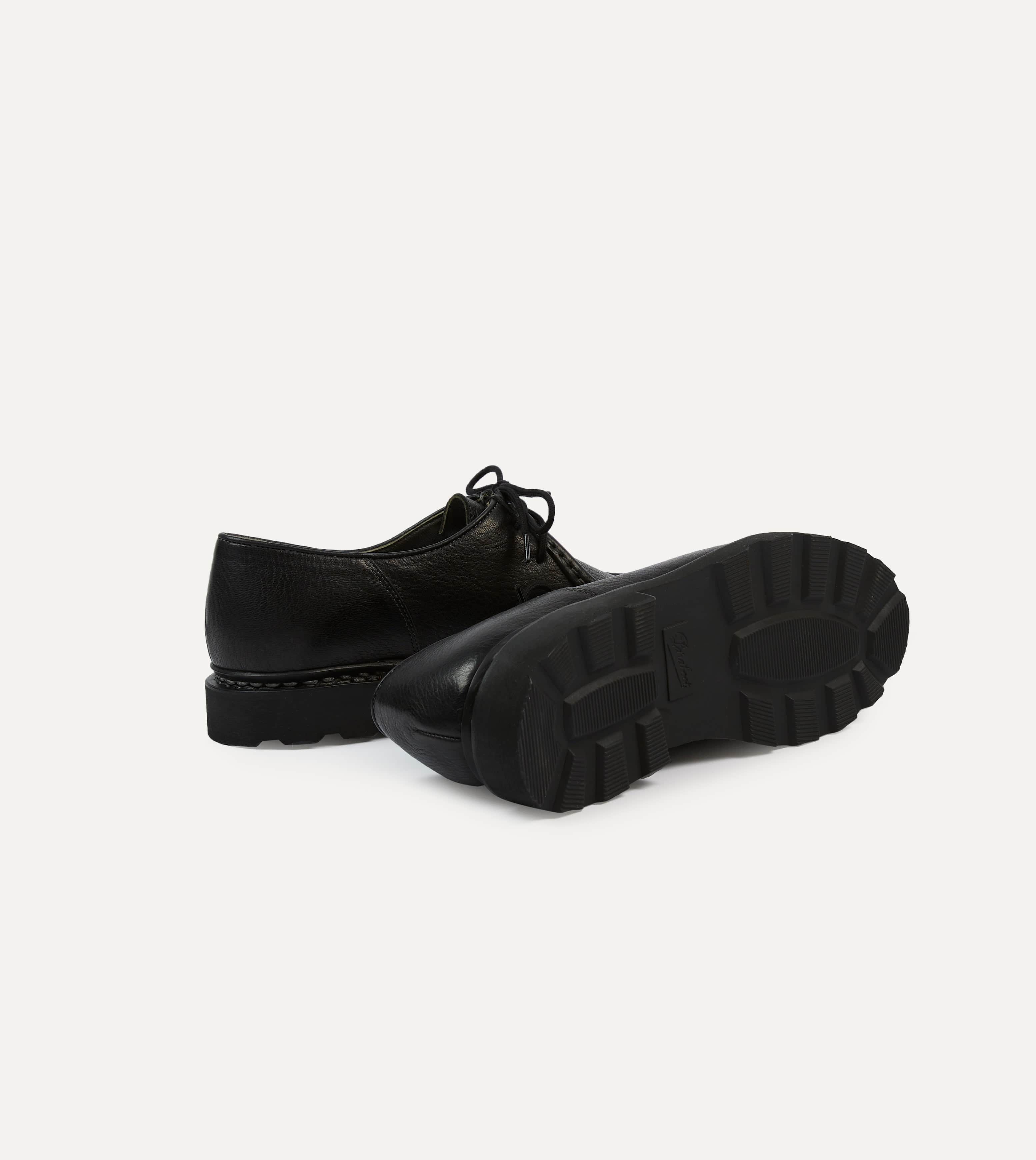 Paraboot Michael Noir Deer Leather Derby Shoe