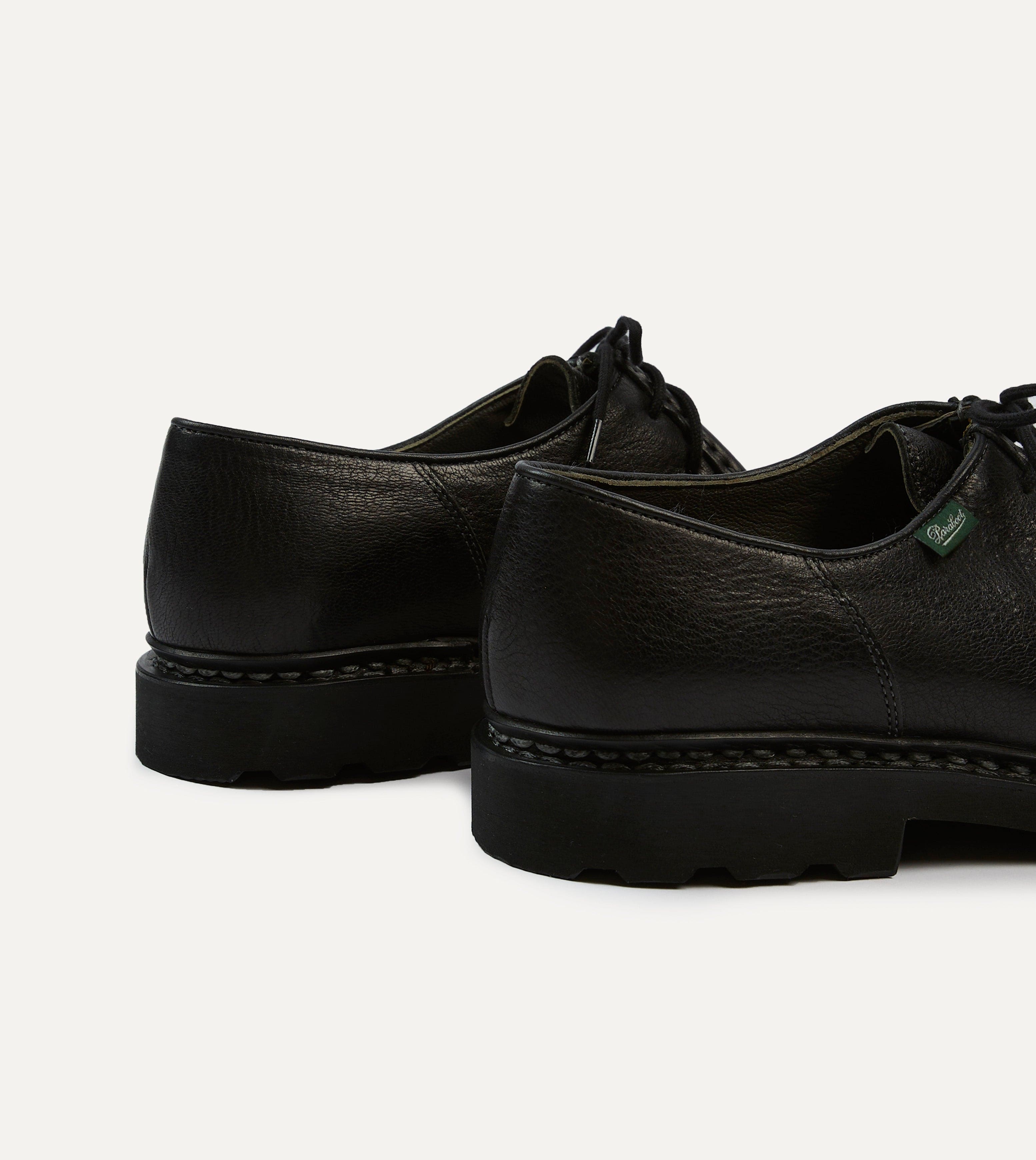 Paraboot Michael Noir Deer Leather Derby Shoe