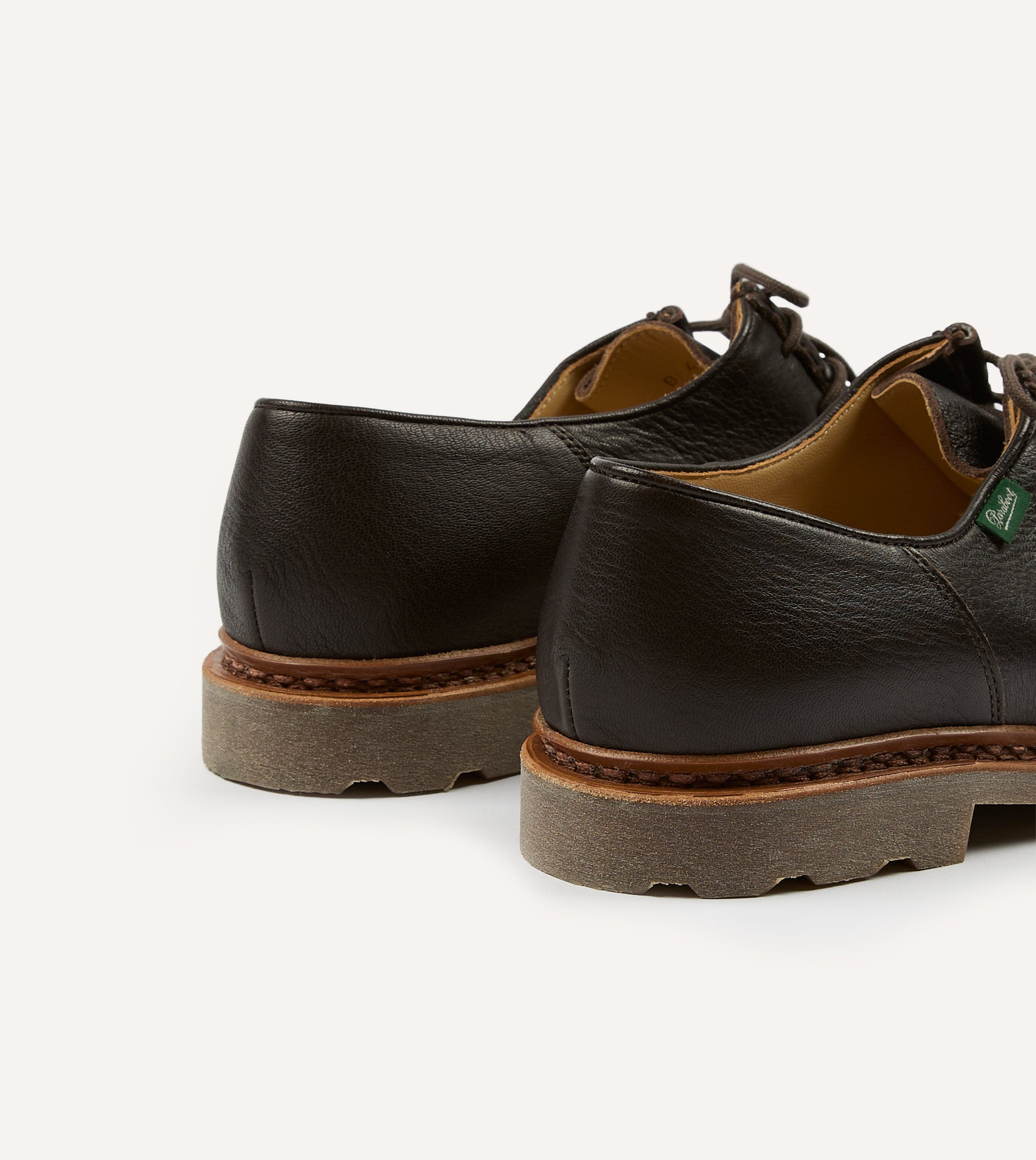 Paraboot Michael Marron Deer Leather Derby Shoe