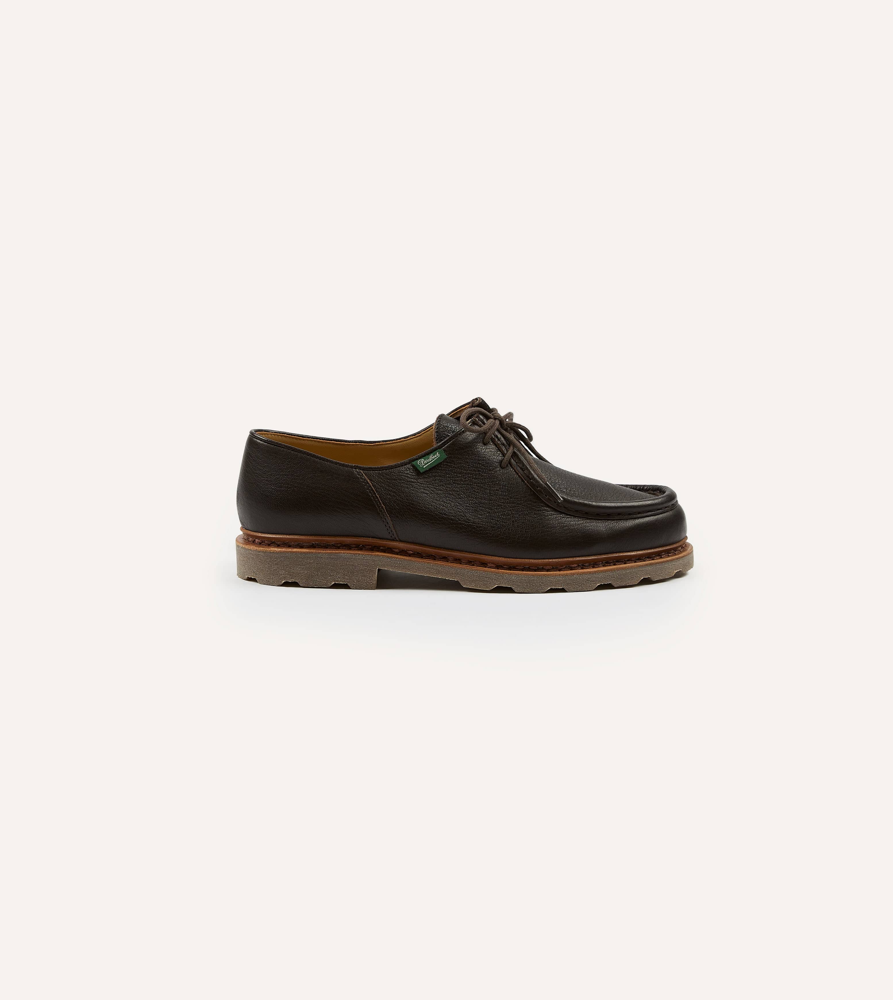 Paraboot Michael Marron Deer Leather Derby Shoe