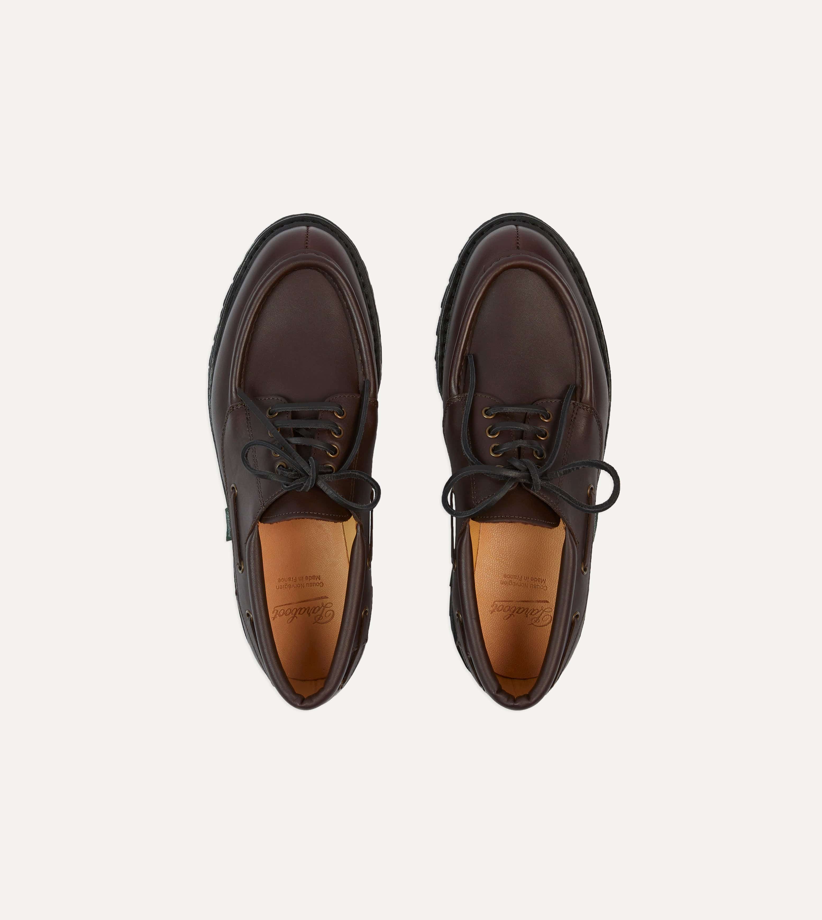 Paraboot Chimey Ébène Calf Leather Derby Shoe