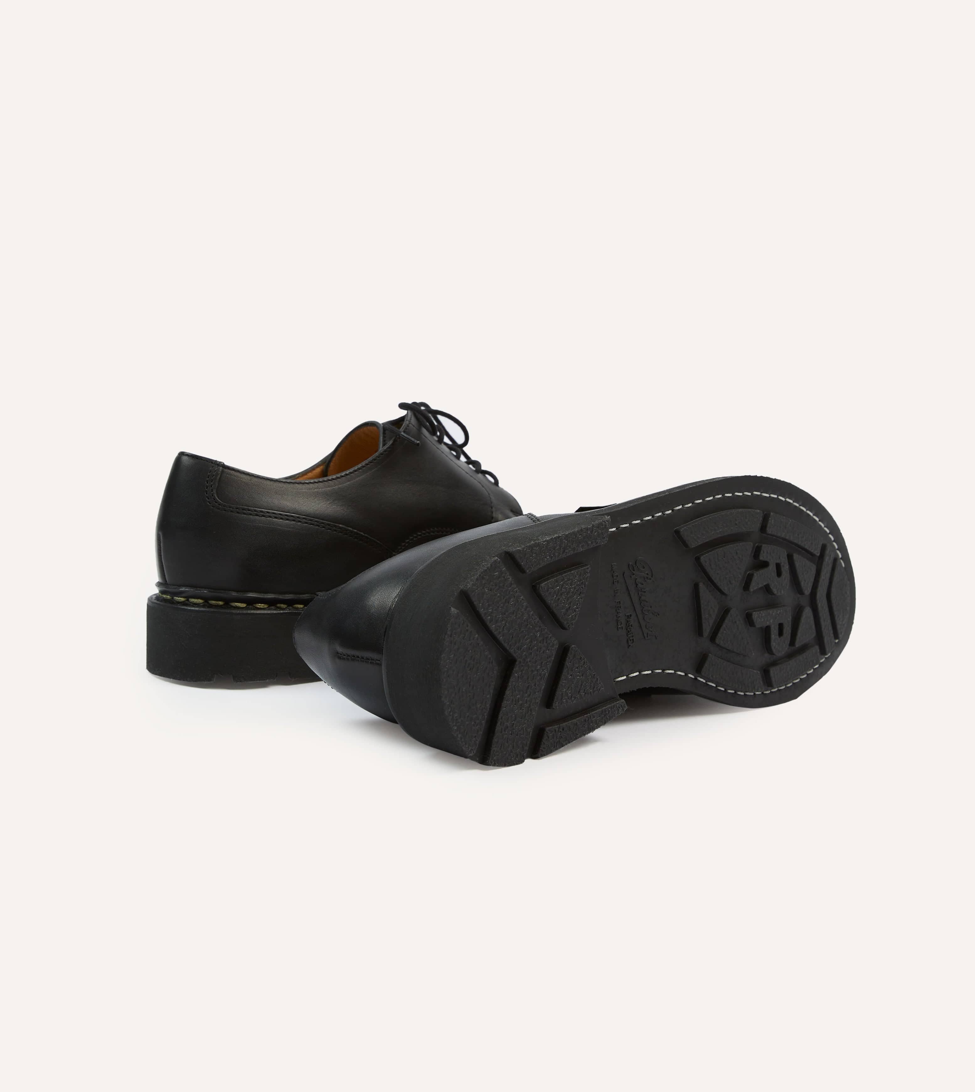 Paraboot Villandry Noir Calf Leather Derby Shoe