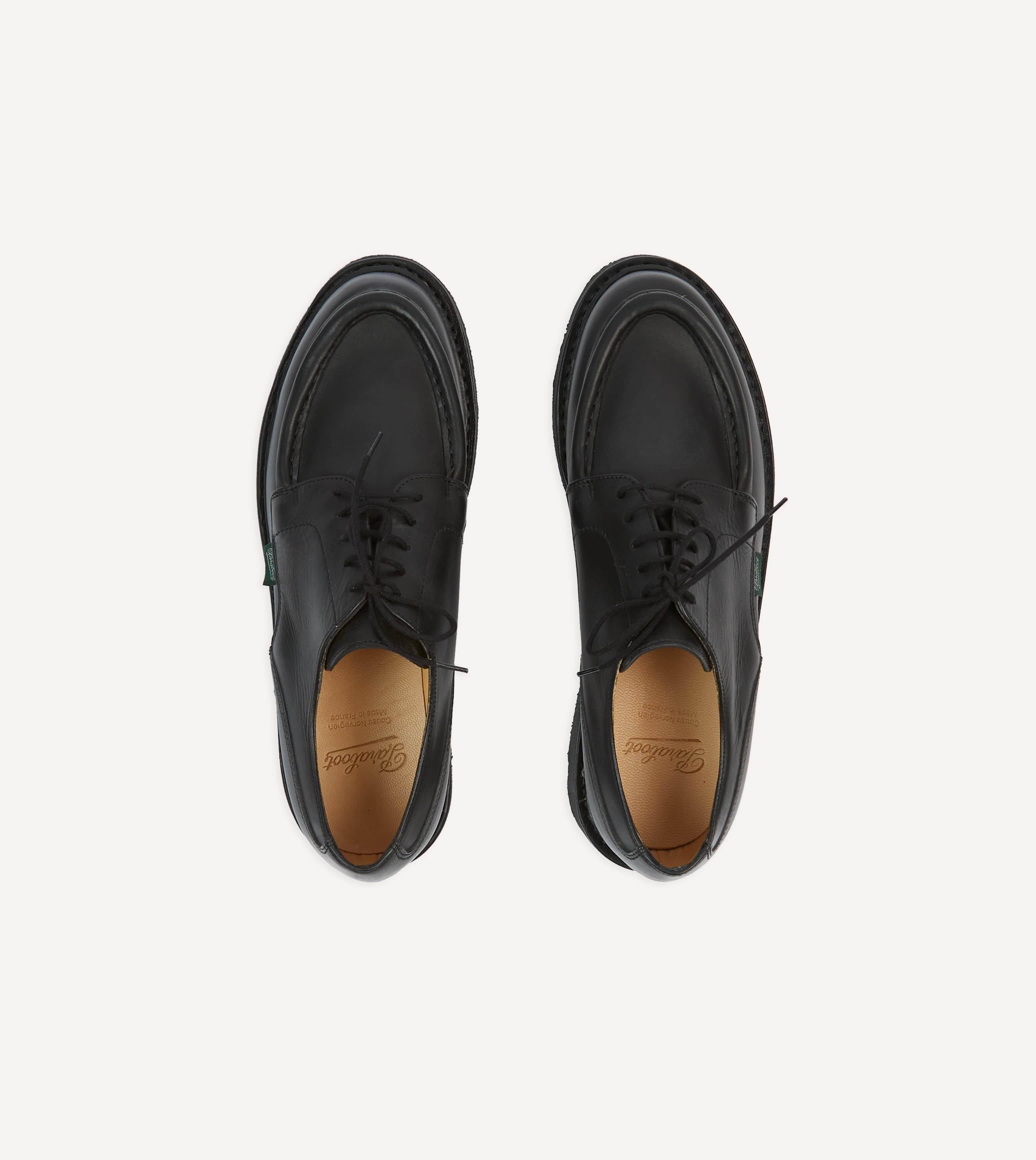 Paraboot Villandry Noir Calf Leather Derby Shoe