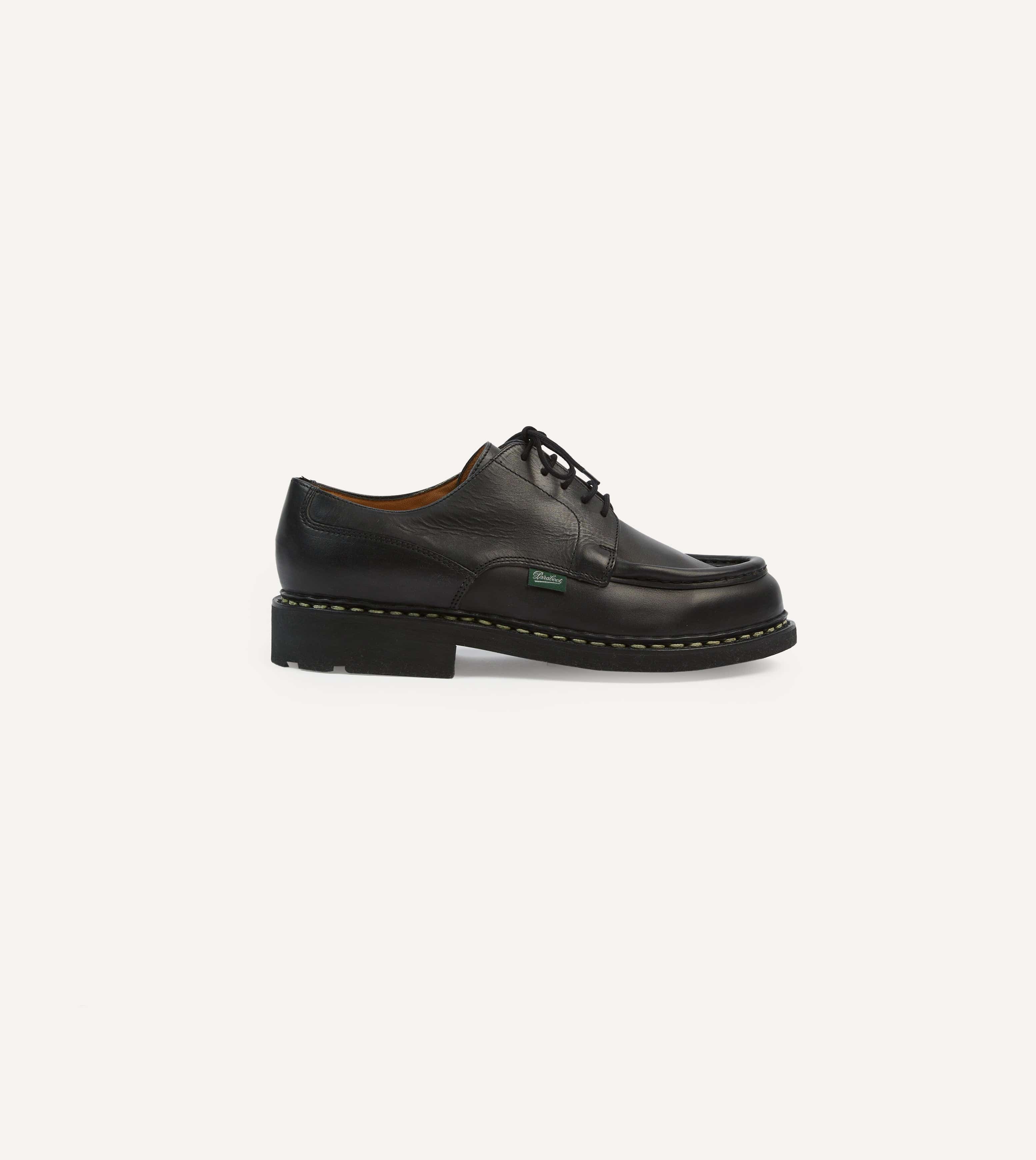 Paraboot Villandry Noir Calf Leather Derby Shoe