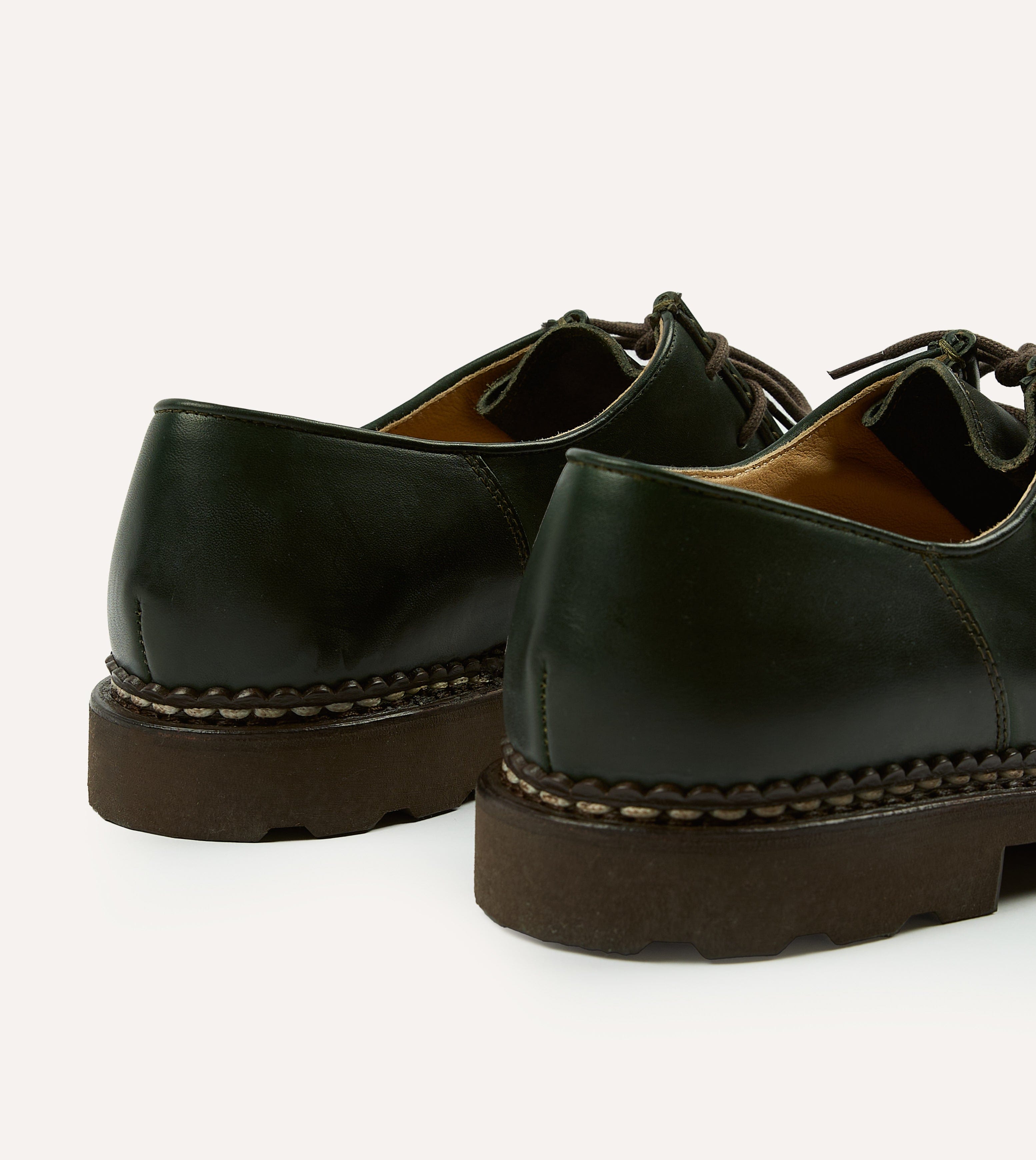 Paraboot Michael Vert Leather Derby Shoe