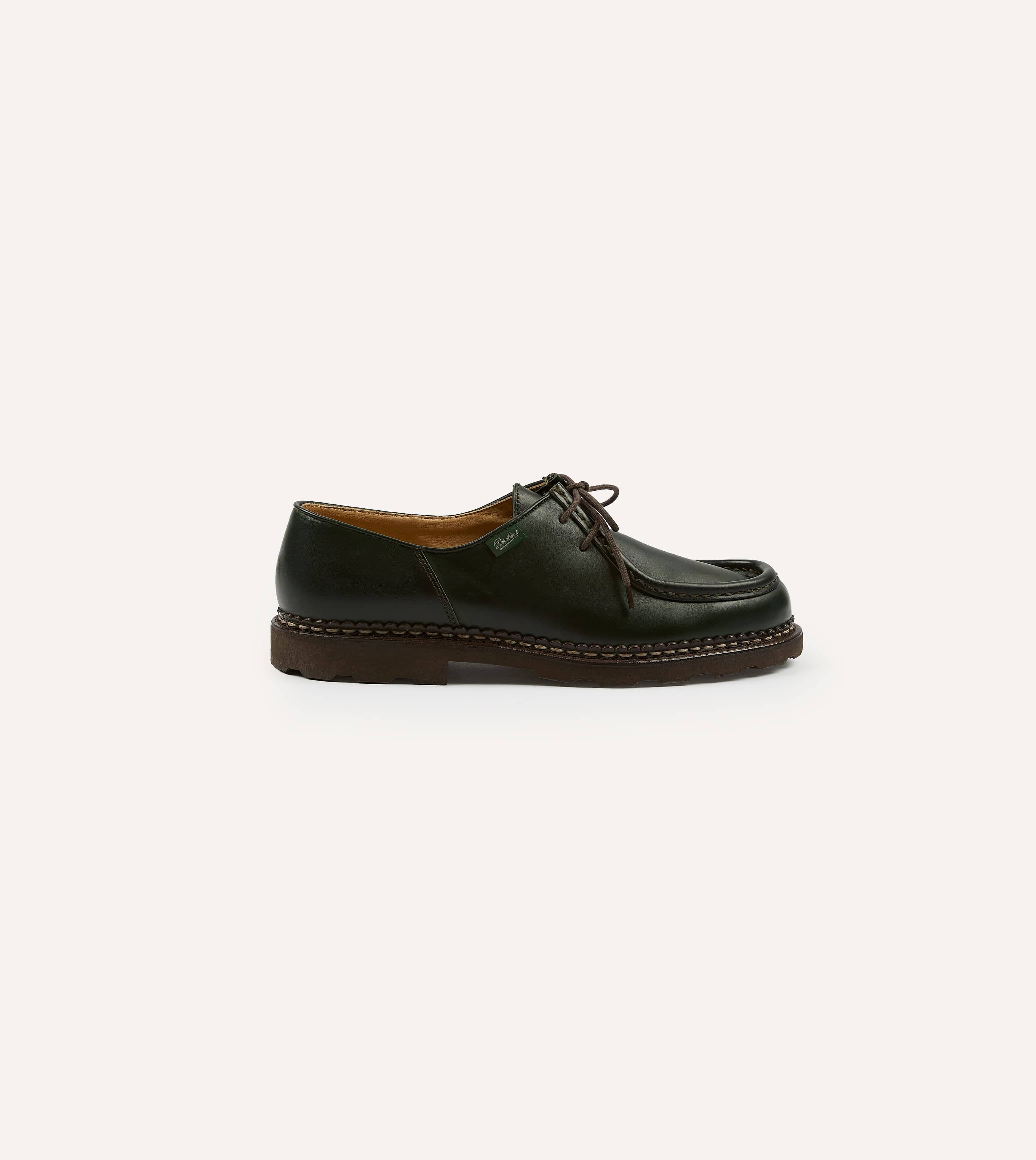 Paraboot Michael Vert Leather Derby Shoe
