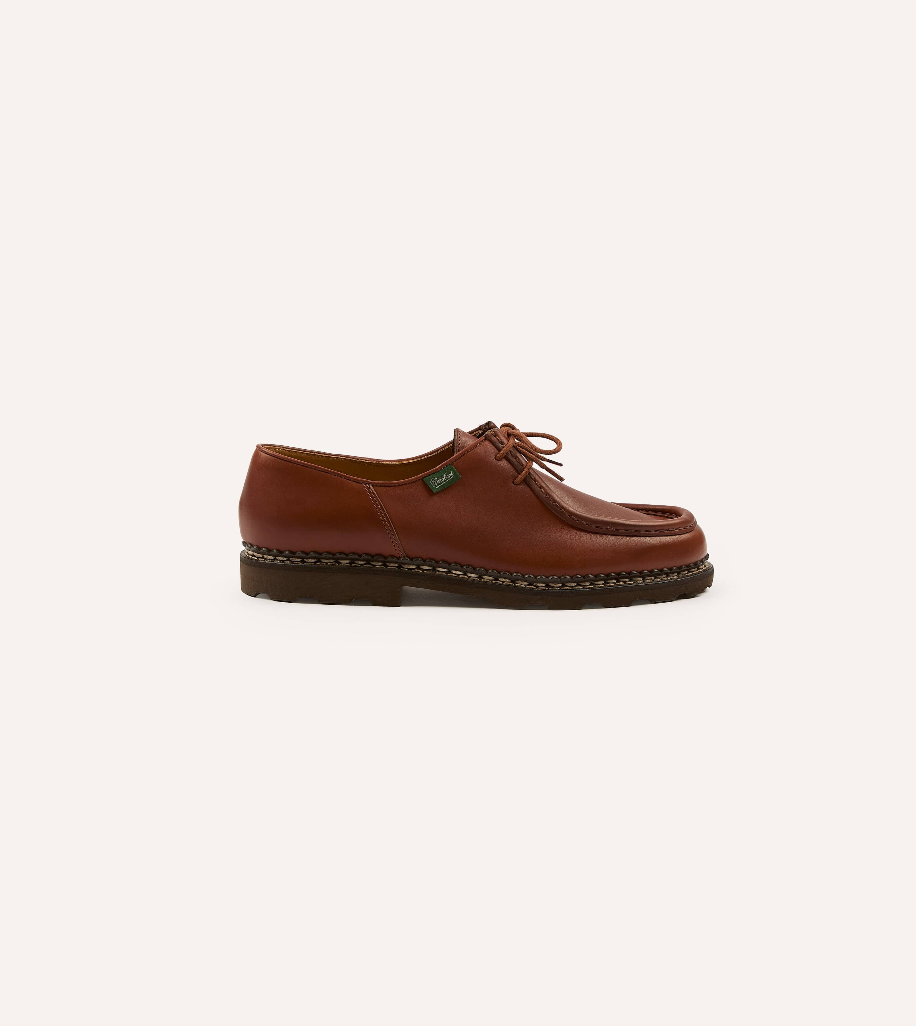 Paraboot Michael Marron Leather Derby Shoe