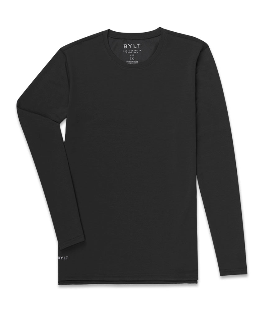 Long Sleeve: BYLT Signature Split Hem