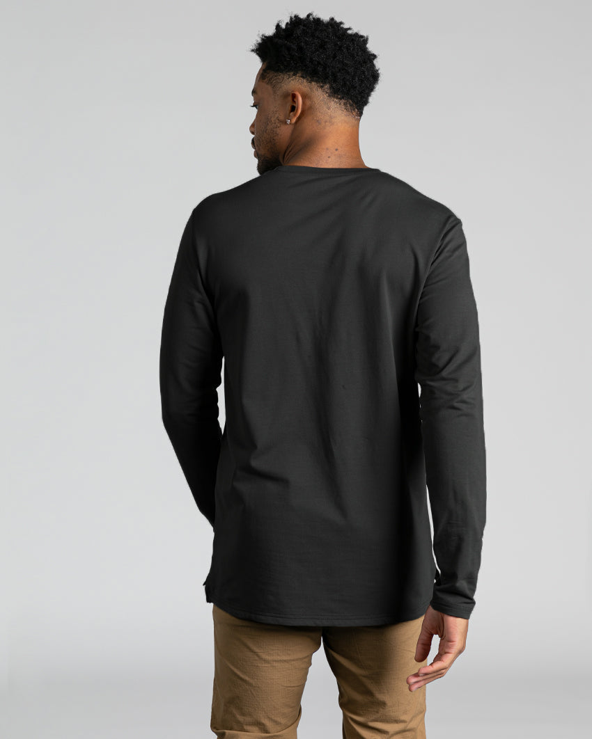 Long Sleeve: BYLT Signature Split Hem