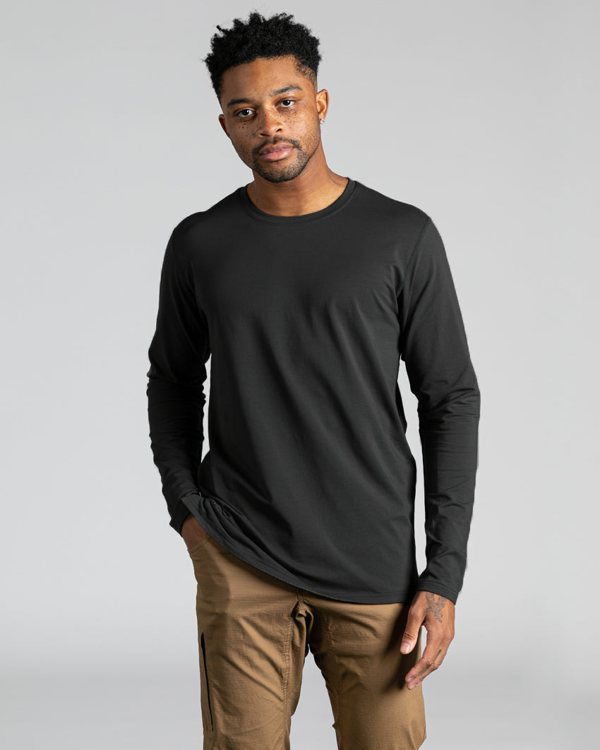 Long Sleeve: BYLT Signature Split Hem