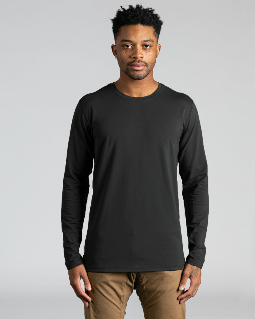 Long Sleeve: BYLT Signature Split Hem