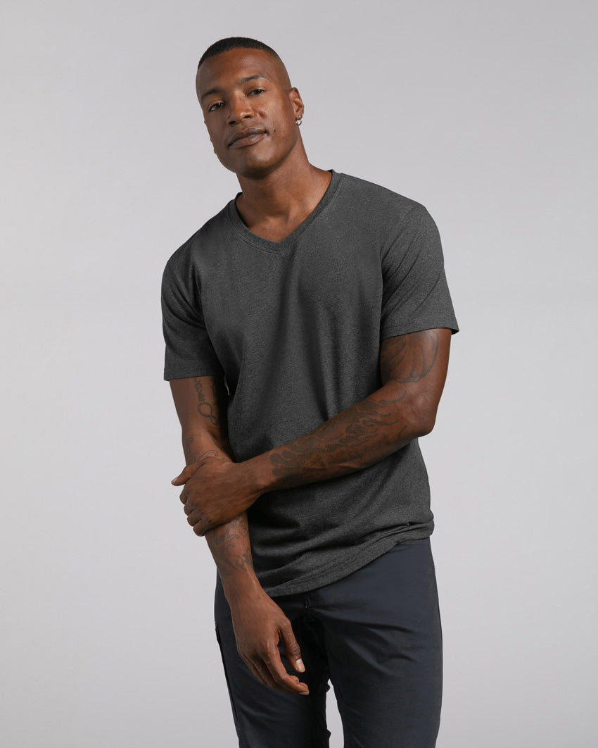 Drop-Cut V-Neck: LUX
