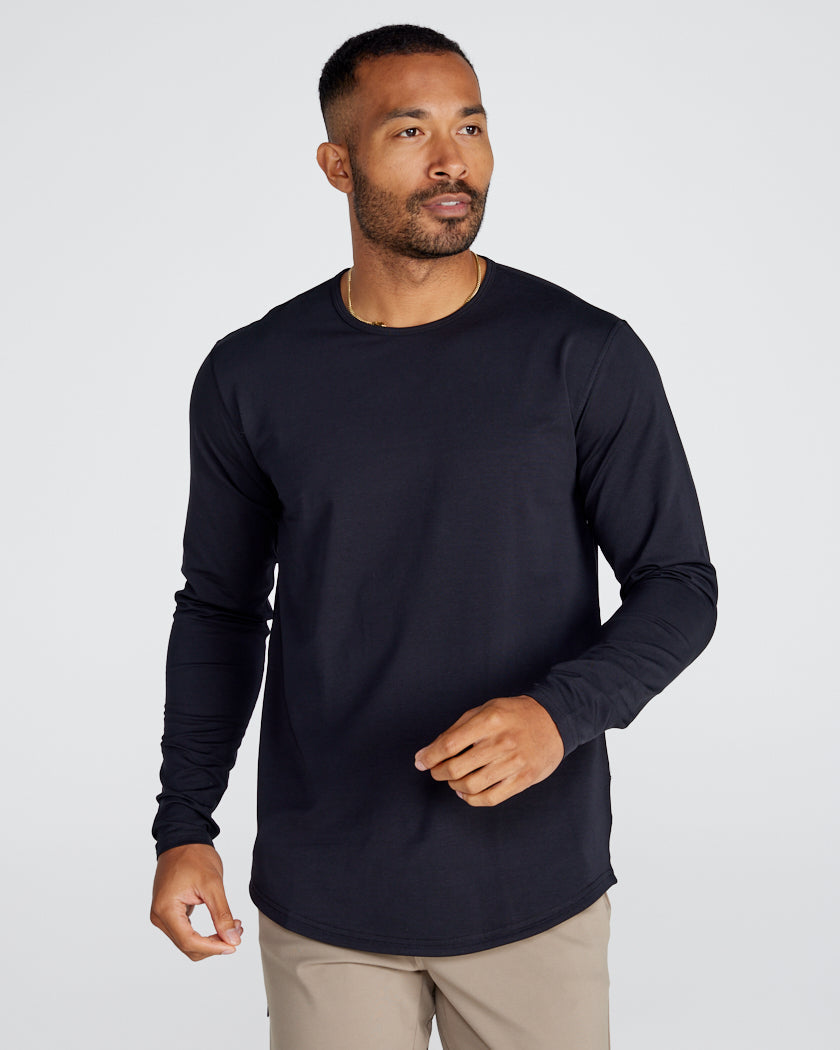 Drop-Cut Long Sleeve: BYLT Signature