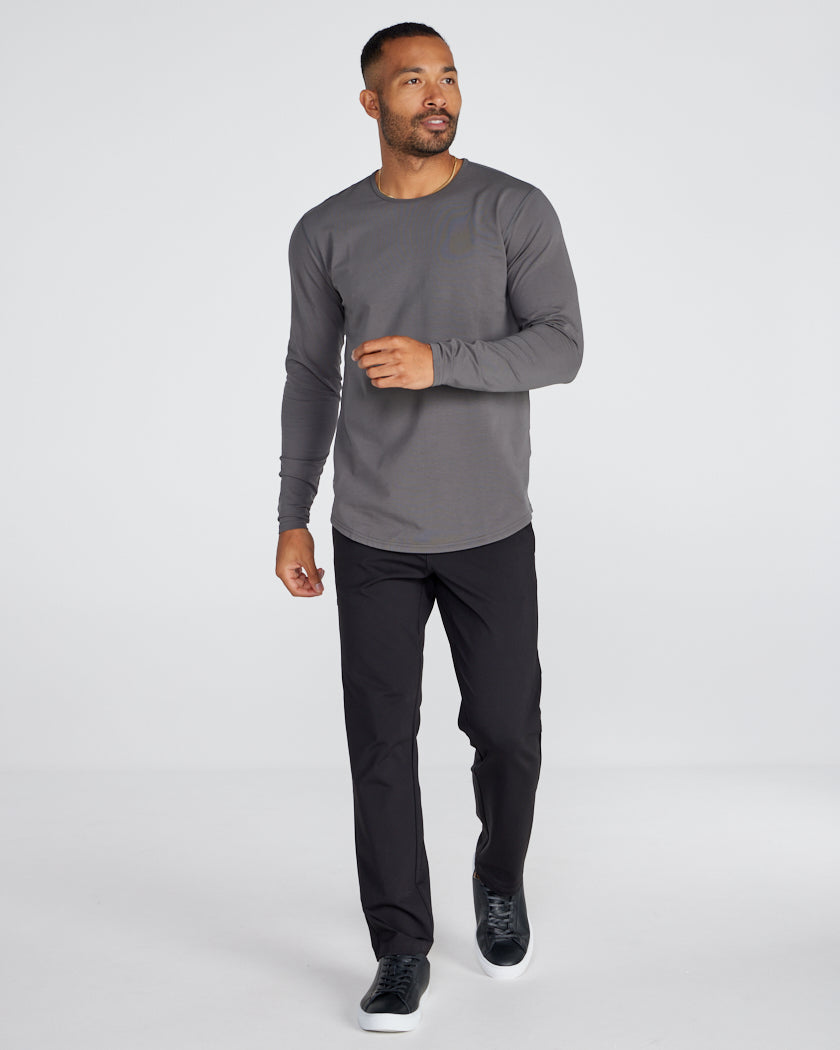 Drop-Cut Long Sleeve: BYLT Signature