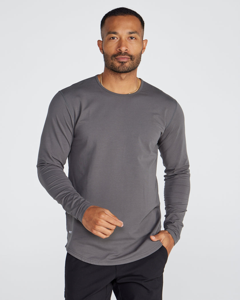 Drop-Cut Long Sleeve: BYLT Signature