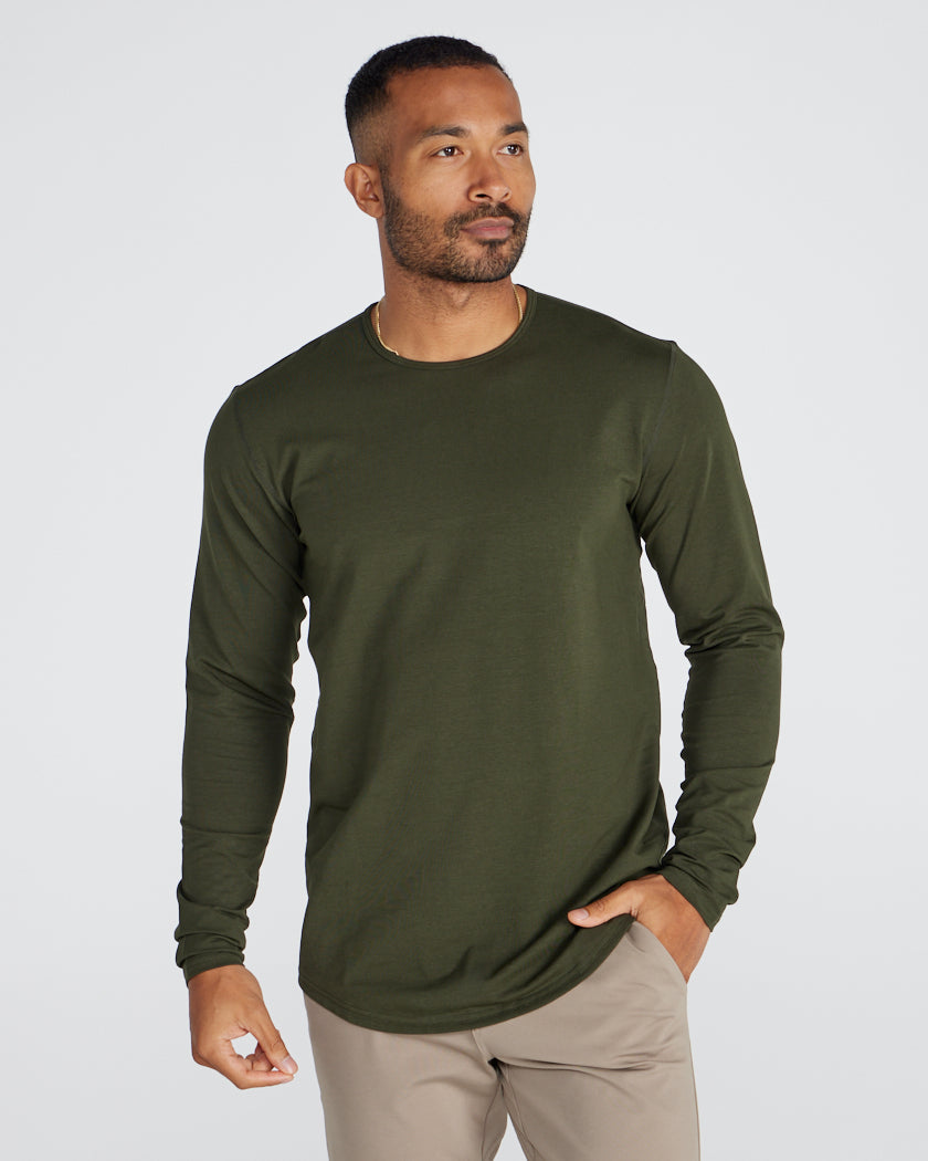 Drop-Cut Long Sleeve: BYLT Signature