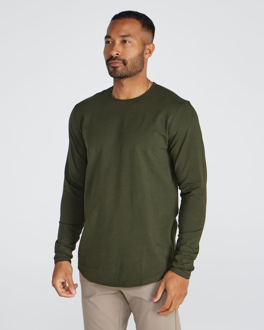 Drop-Cut Long Sleeve: BYLT Signature