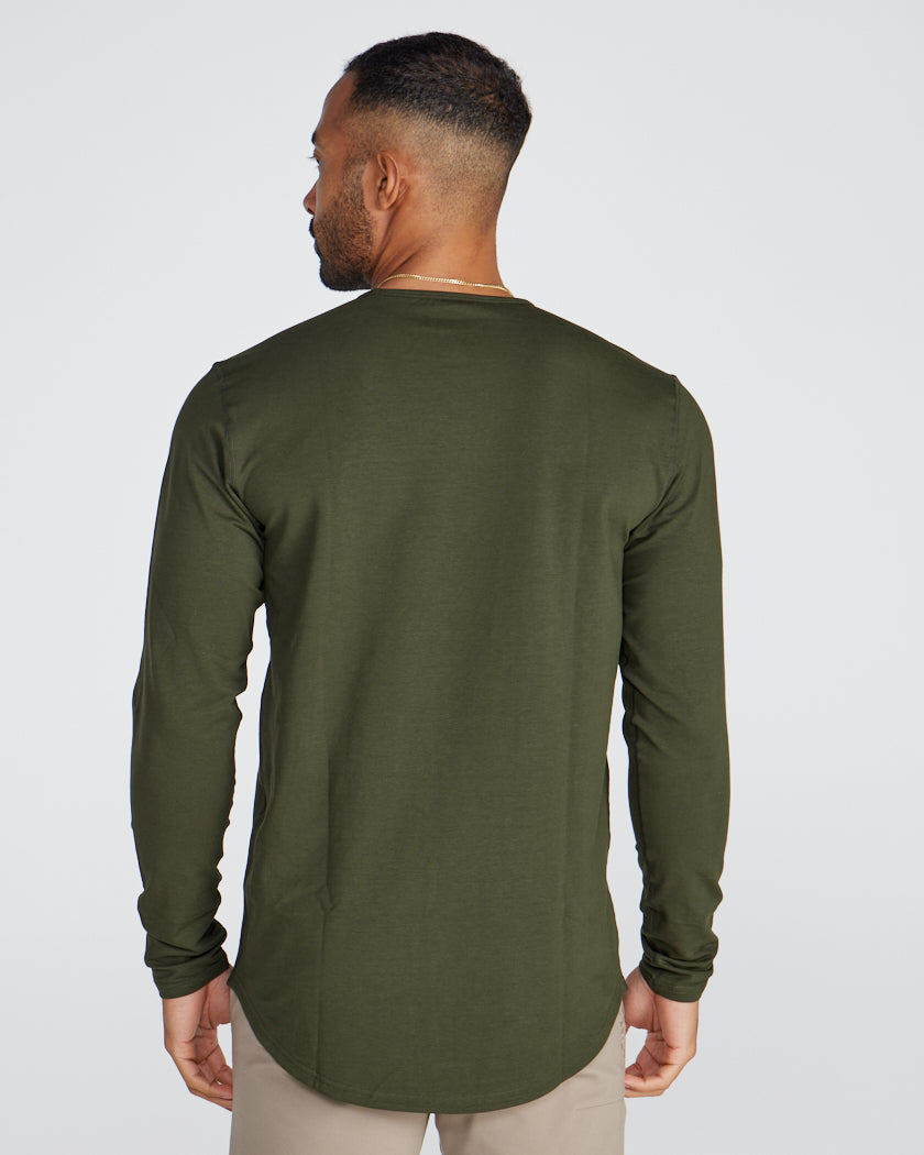 Drop-Cut Long Sleeve: BYLT Signature