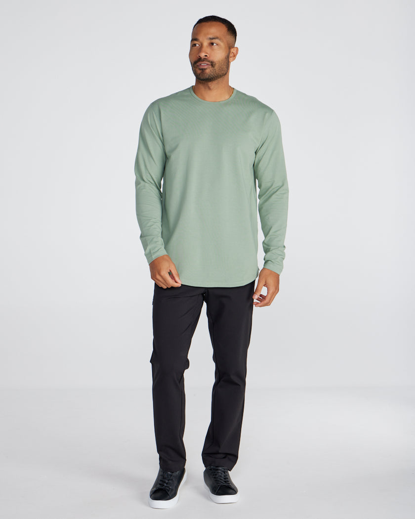 Drop-Cut Long Sleeve: BYLT Signature
