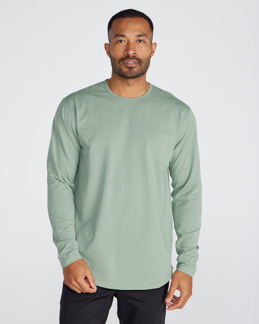 Drop-Cut Long Sleeve: BYLT Signature