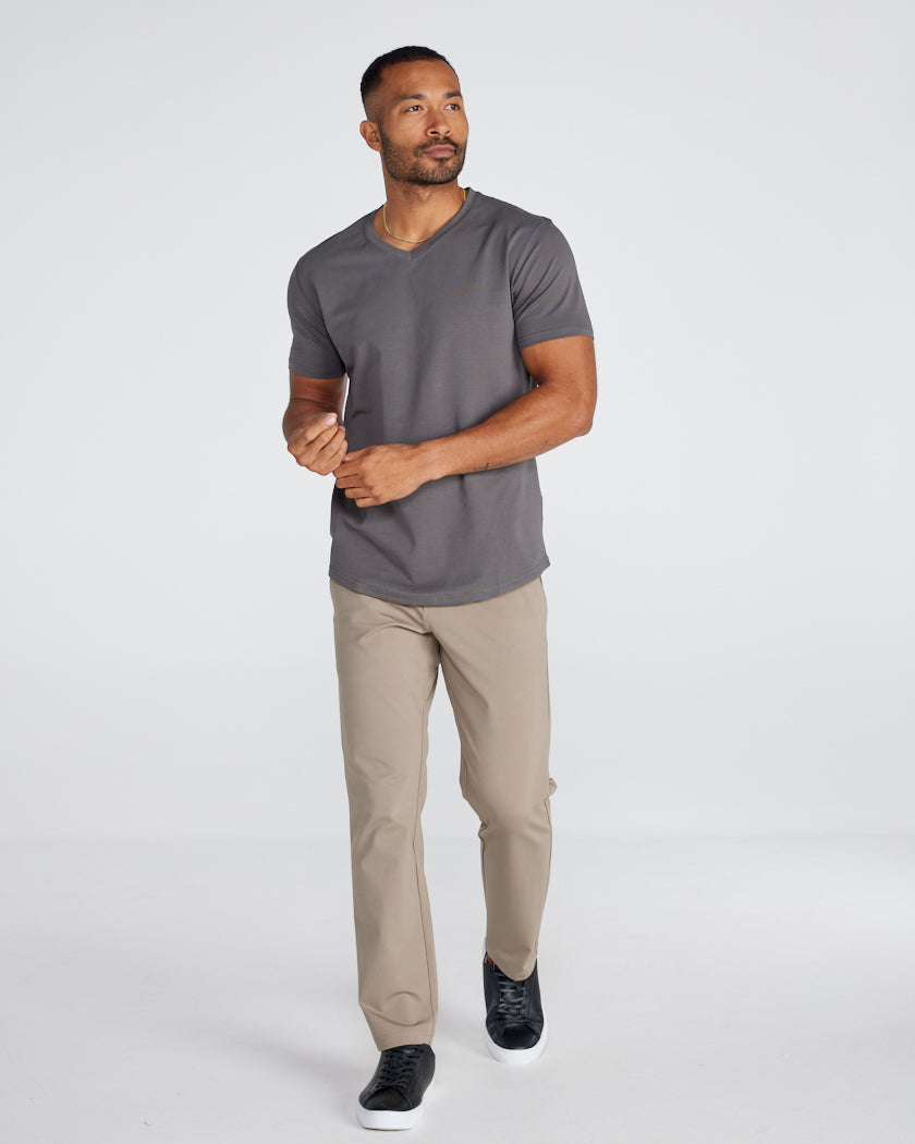 Drop-Cut V-Neck: LUX