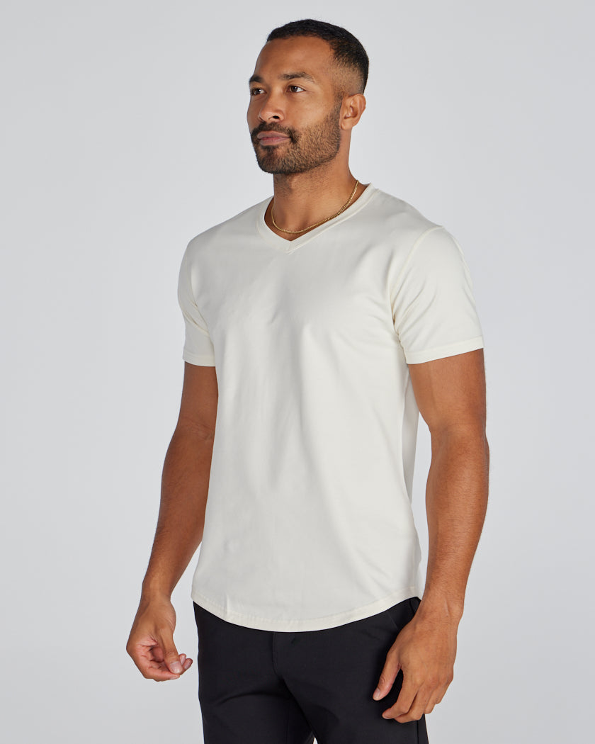 Drop-Cut V-Neck: LUX