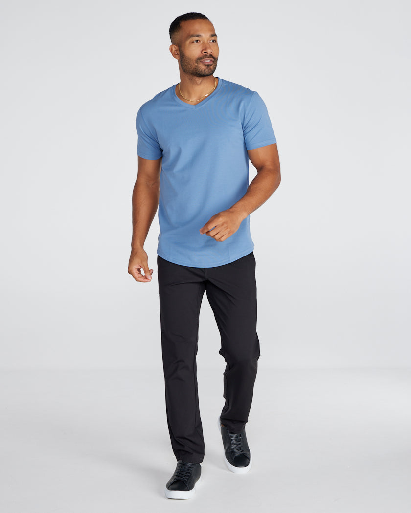 Drop-Cut V-Neck: LUX
