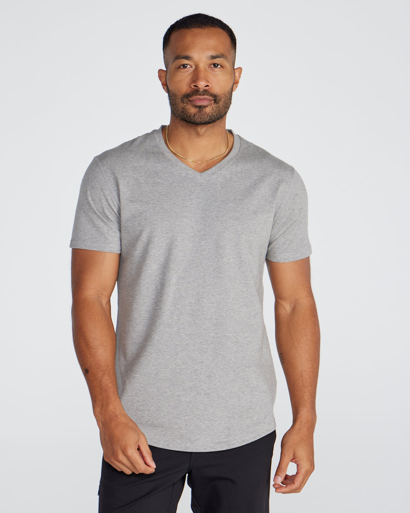 Drop-Cut V-Neck: LUX