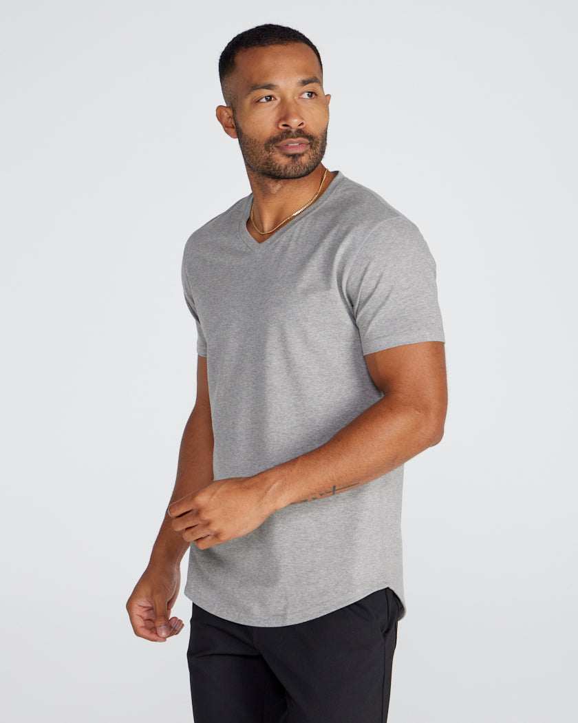 Drop-Cut V-Neck: LUX
