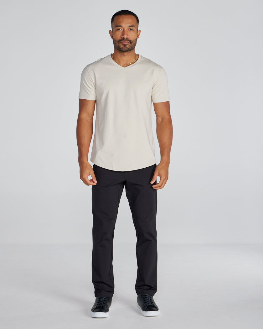 Drop-Cut V-Neck: LUX