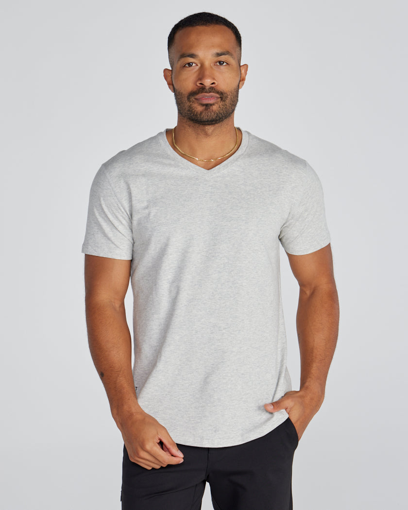 Drop-Cut V-Neck: LUX