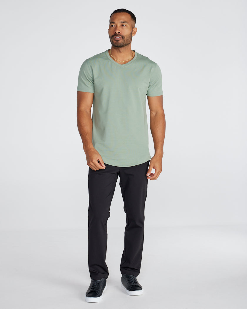 Drop-Cut V-Neck: LUX