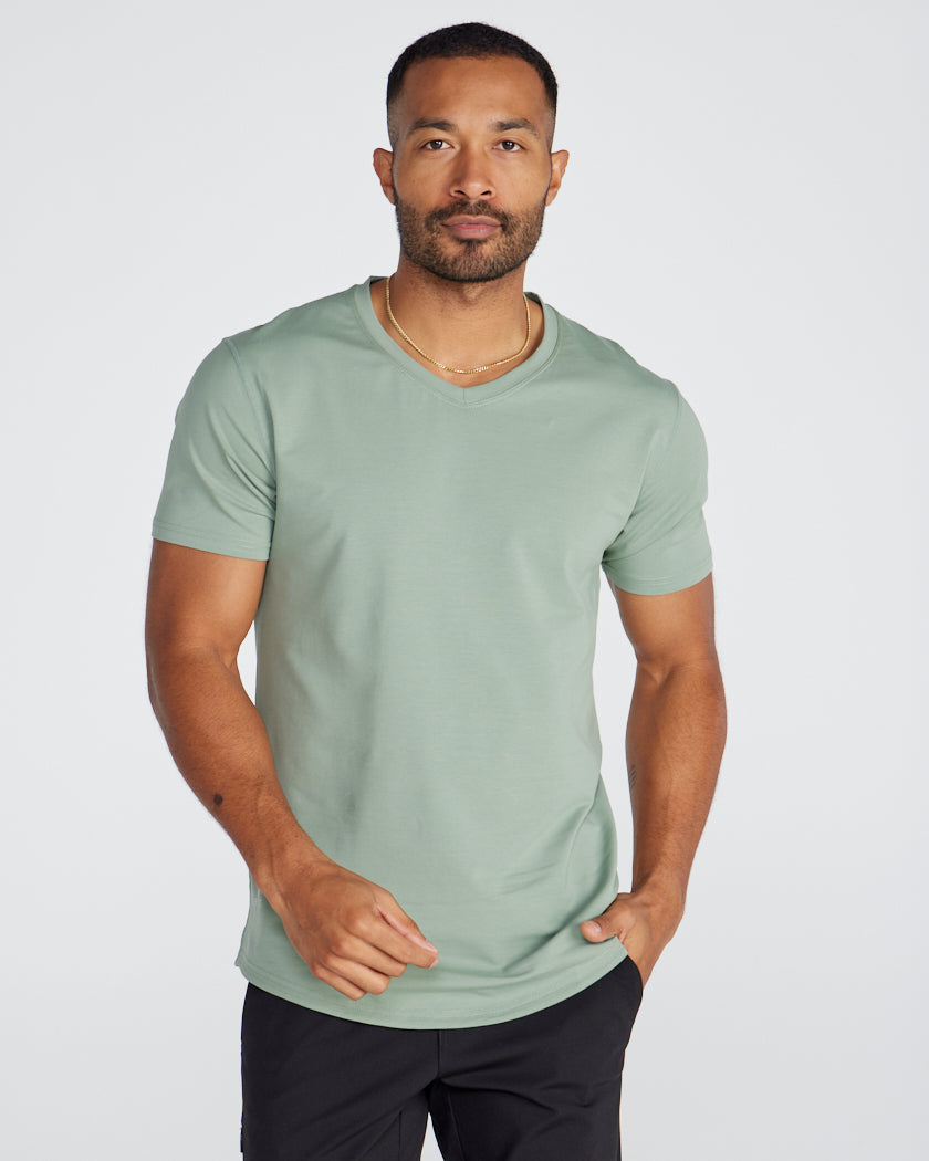 Drop-Cut V-Neck: LUX