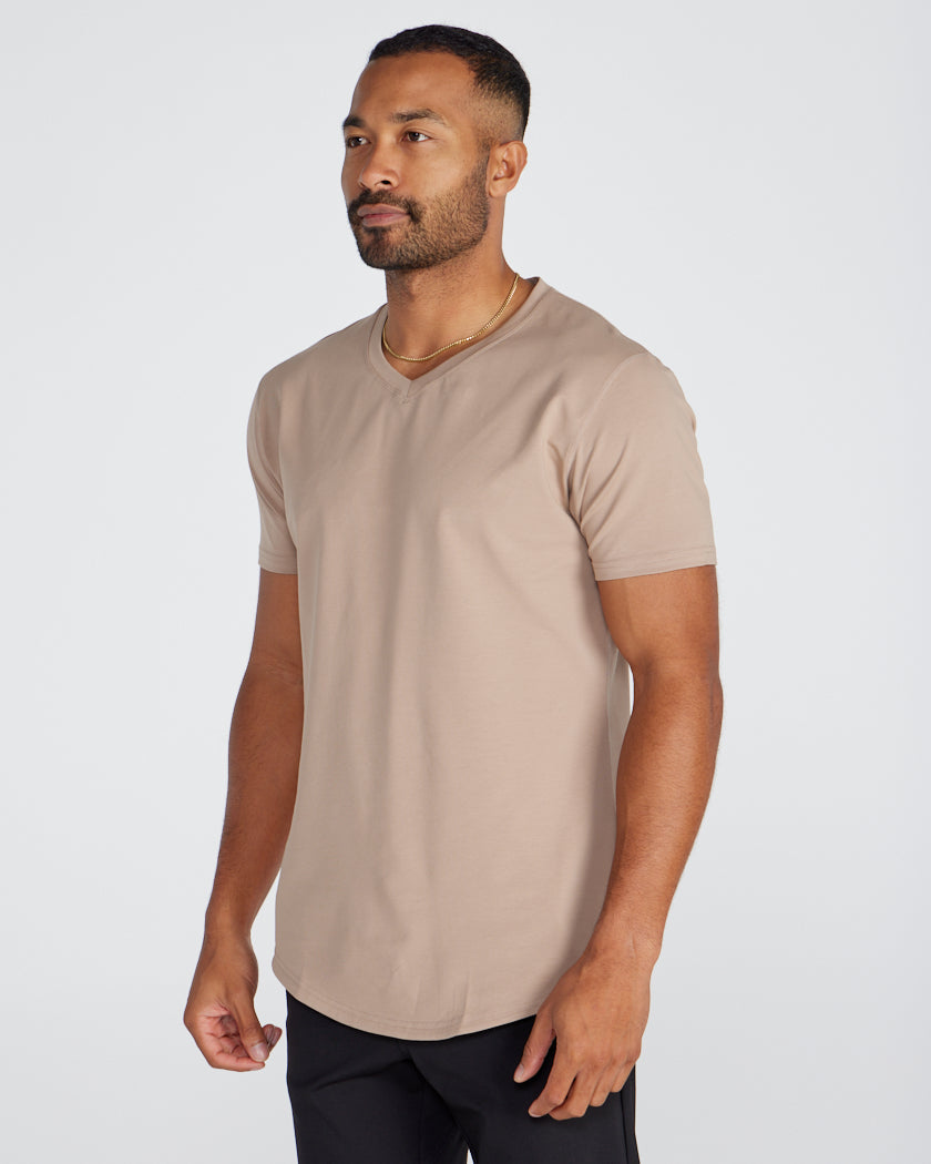 Drop-Cut V-Neck: LUX