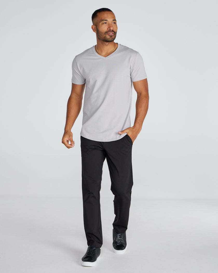 Drop-Cut V-Neck: LUX