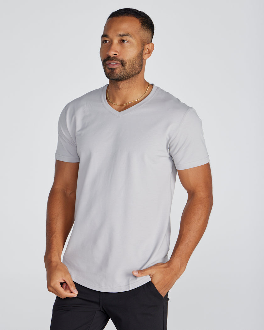 Drop-Cut V-Neck: LUX