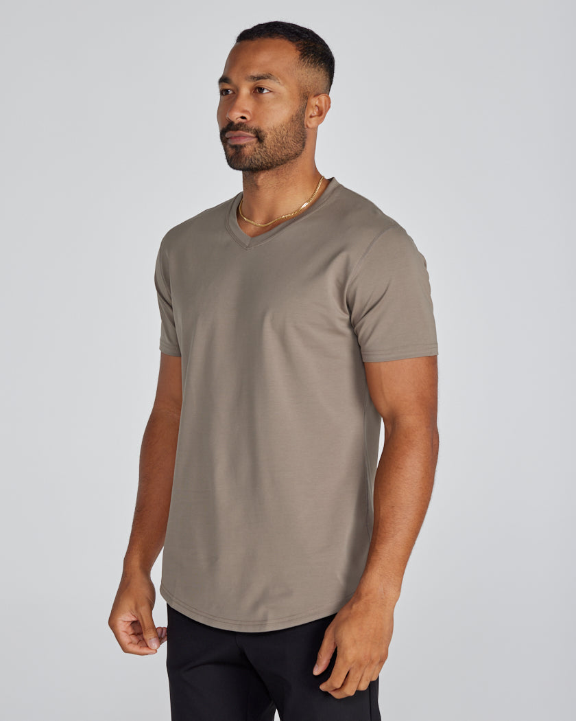Drop-Cut V-Neck: LUX