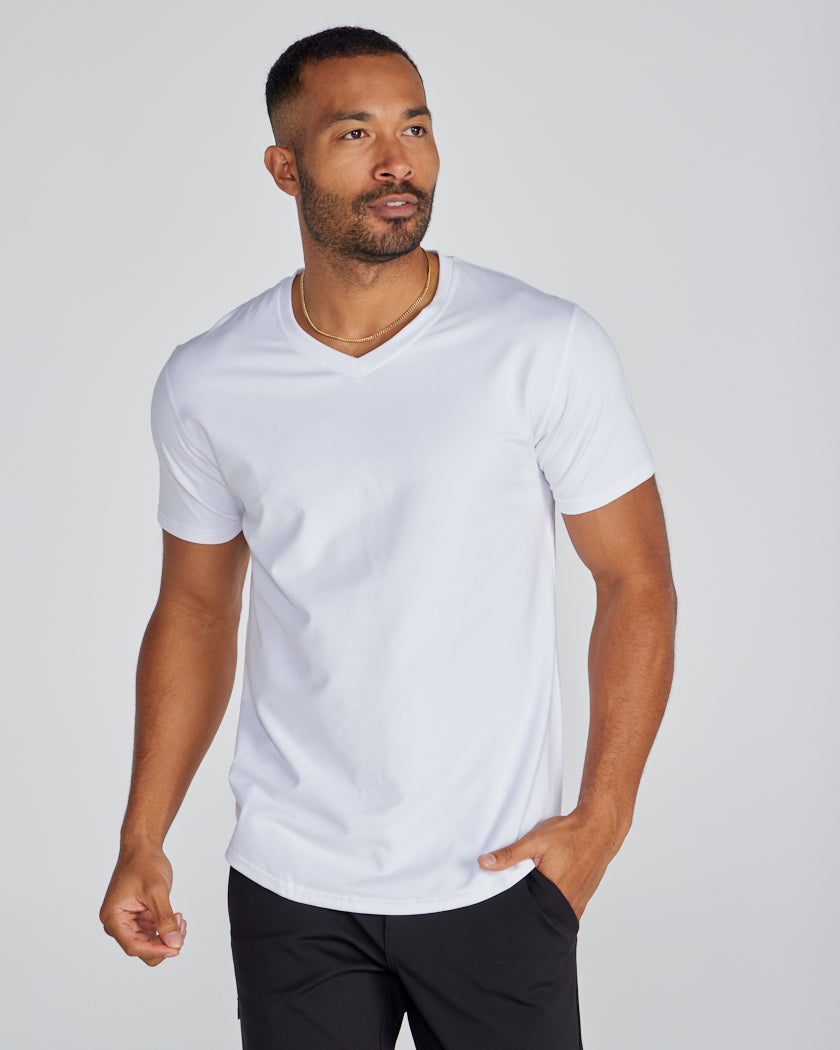 Drop-Cut V-Neck: LUX