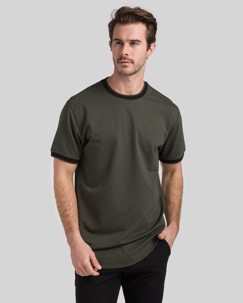 Striped Ringer Tee