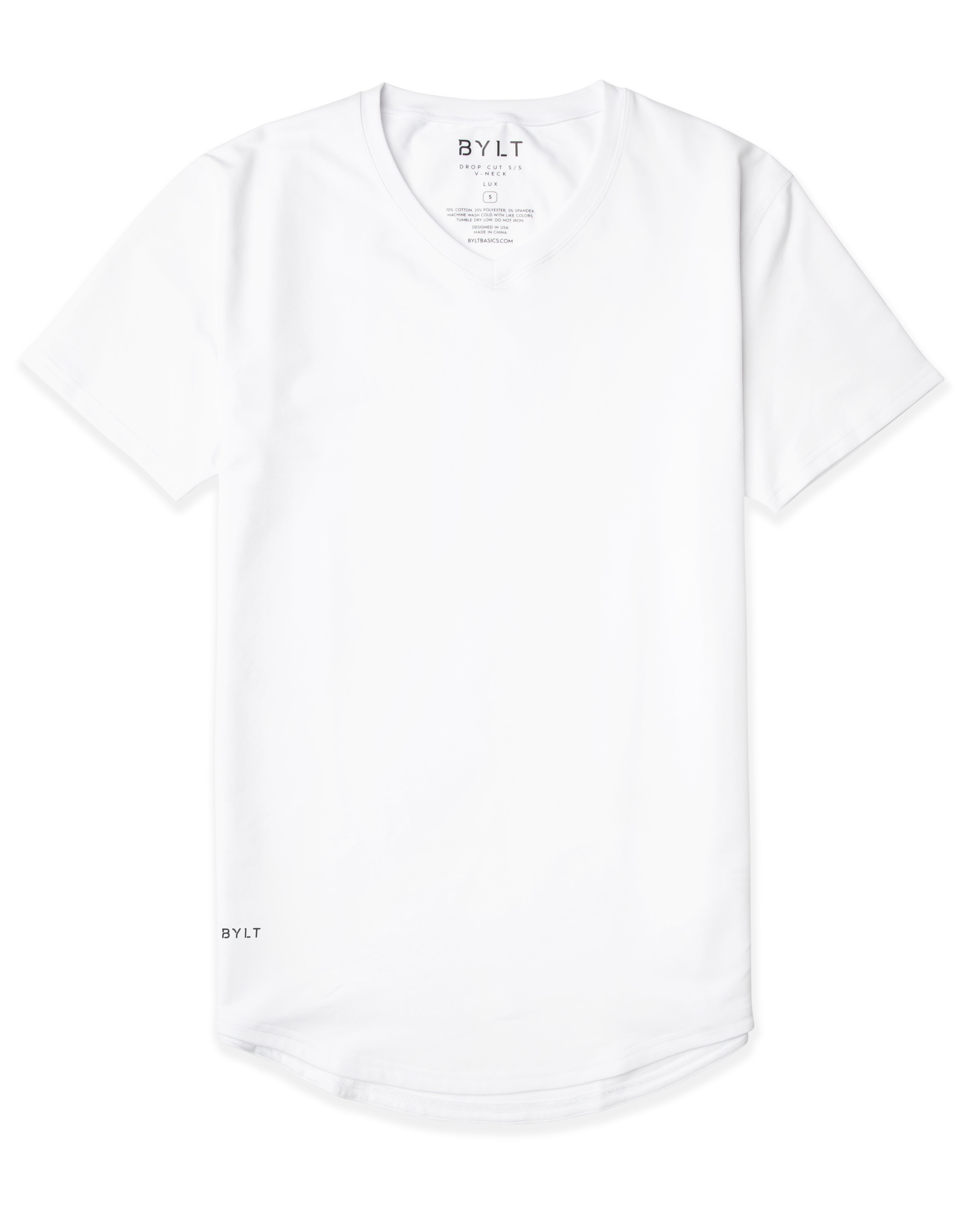 Drop-Cut V-Neck: BYLT Signature
